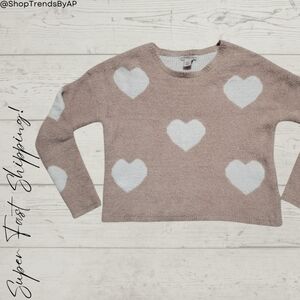 Sincerely Jules Plush Heart Sweater